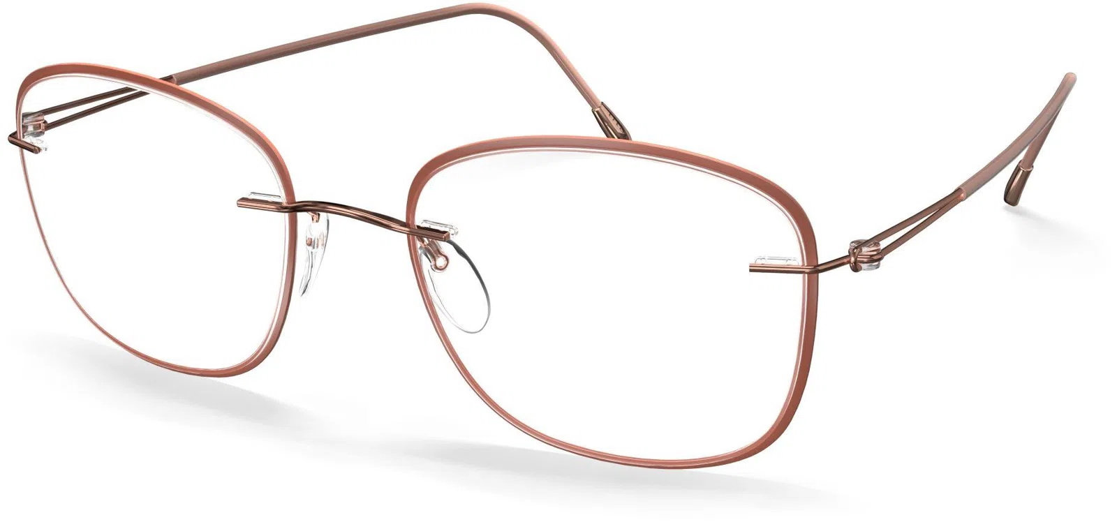 Silhouette Lite Spirit Demo Rimless 5566 Eyeglasses - view 9